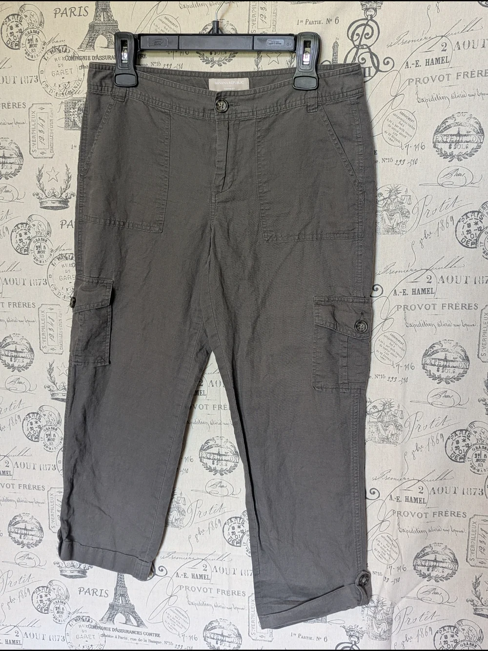 Banana Republic Martin Fit Women's Cargos in Olive Size 6